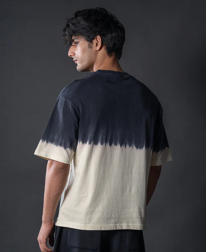 Black Bleached Graphic T-Shirt 100% Cotton - Image 4