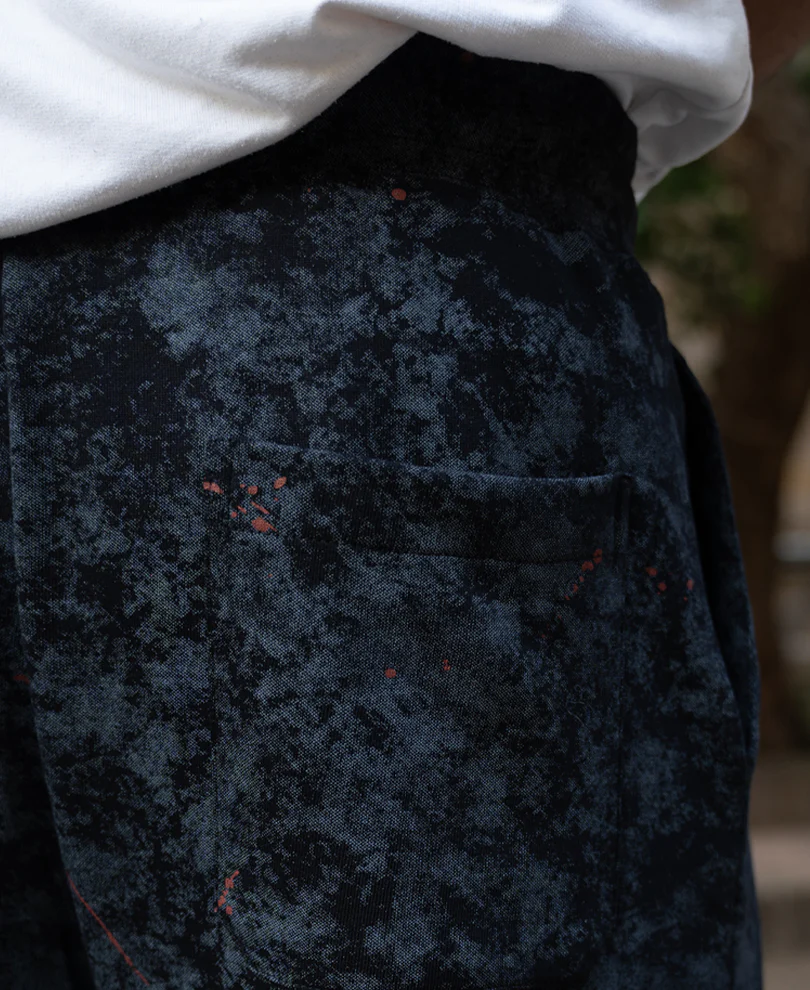 Black Printed Baggy Fit Trackpants 100% Cotton - Image 6