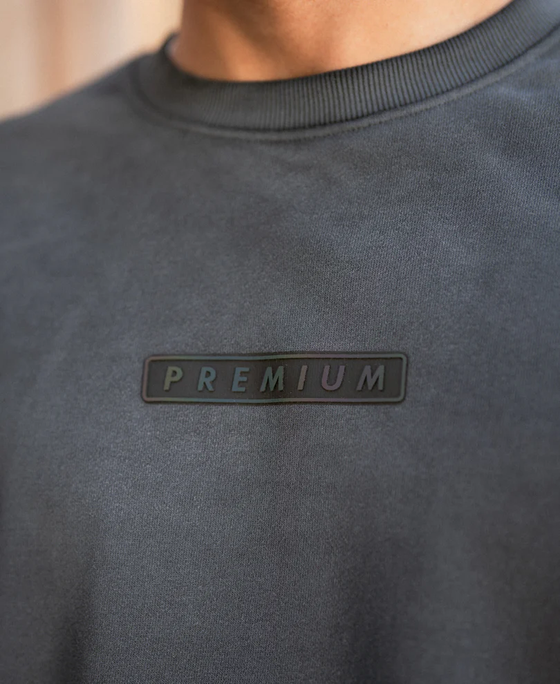 Black Sprayed Oversize T-Shirt 100% Cotton - Image 3