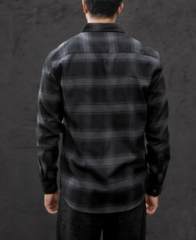Black Checks Shirt - Image 5