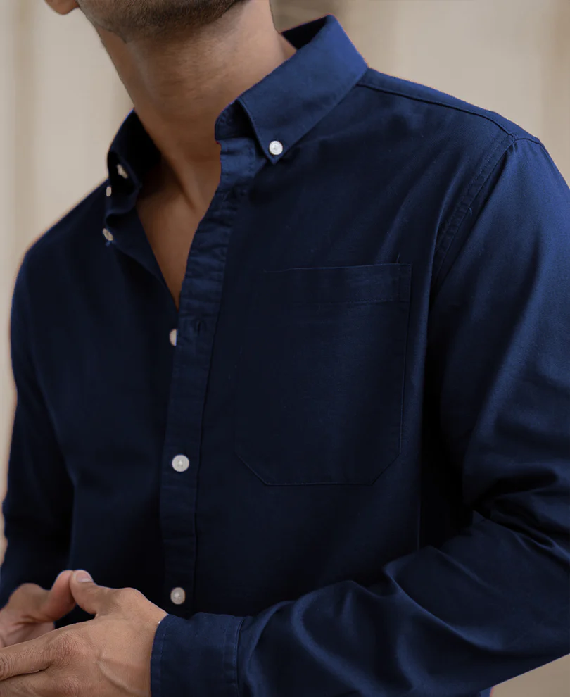 Ferozi Oxford Shirt 100% Cotton - Image 4