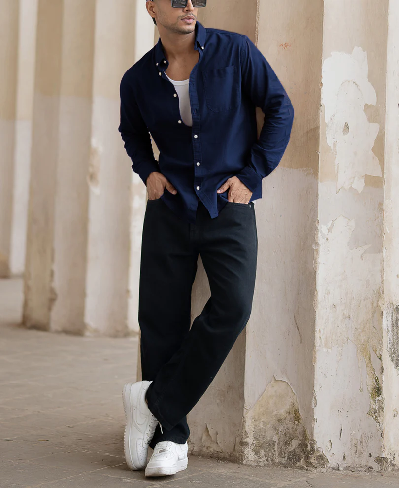 Ferozi Oxford Shirt 100% Cotton - Image 6