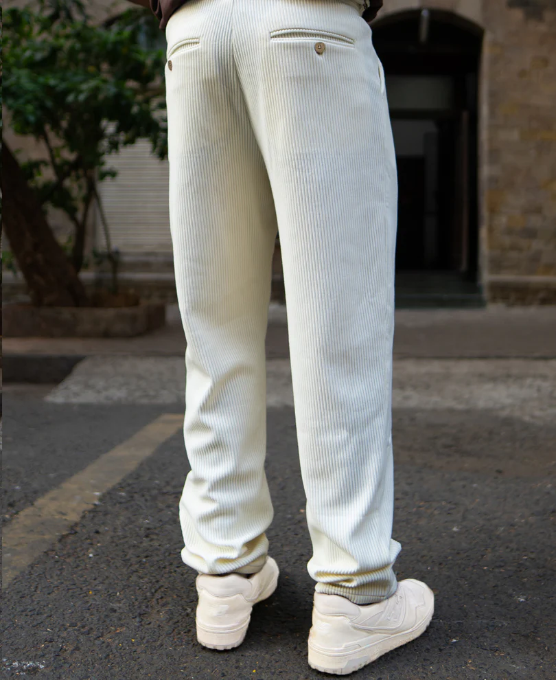 Cream Knit Gurkha Pant - Image 6