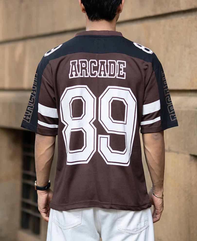 Dark Brown Rugby T-Shirt - Image 5