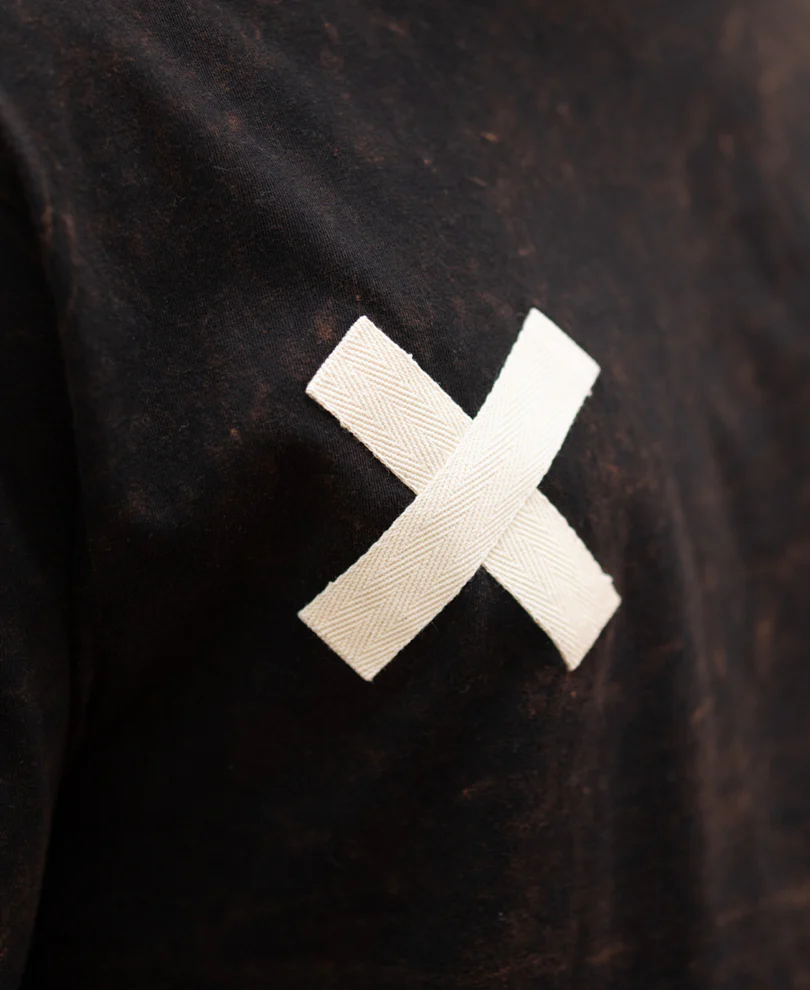 Dark Brown Washed Printed Oversized T-Shirt 100% Cotton - Image 5