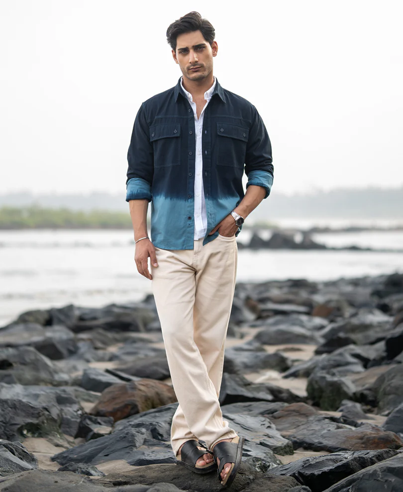 Dark Sky Structured Cargo Overshirt 100% Cotton - Image 7