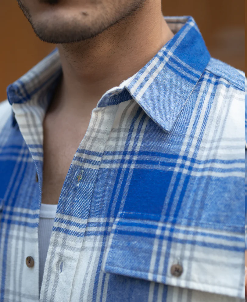 Royal Brushed checks shirt - Image 5