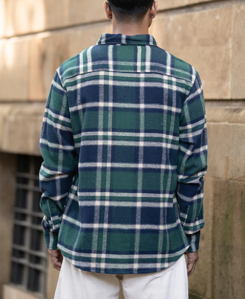 Green Checks Buttondown Shirt - Image 5