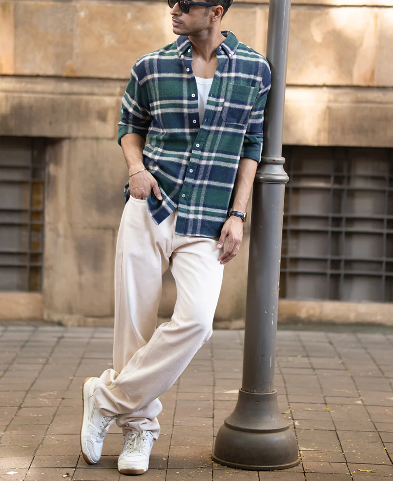 Green Checks Buttondown Shirt - Image 6