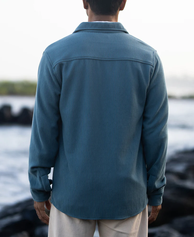 Grey Sky Knit Shirt With Pockets - Image 6