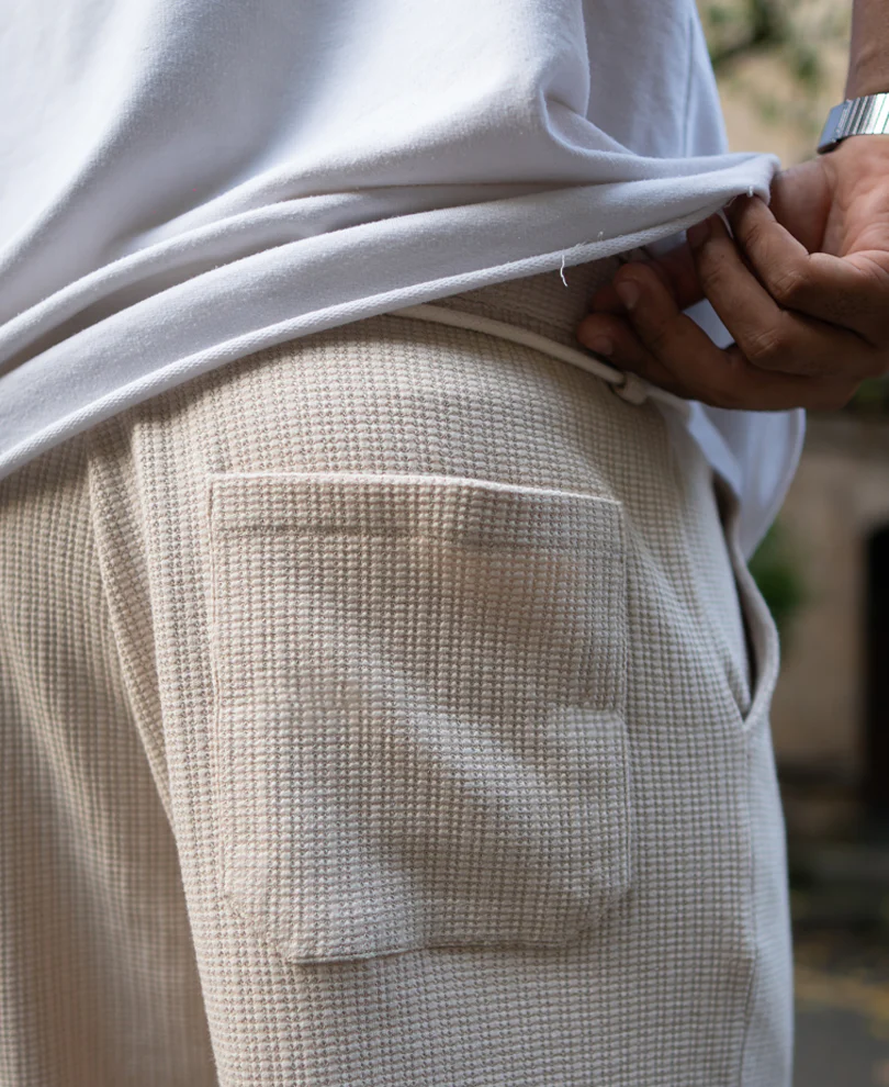 Light Beige Regular Fit Track Pant - Image 5