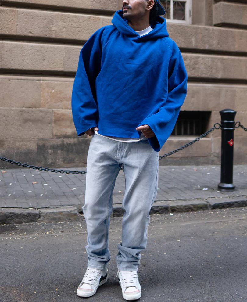 Light Blue Regular Fit Denim Jeans - Image 6