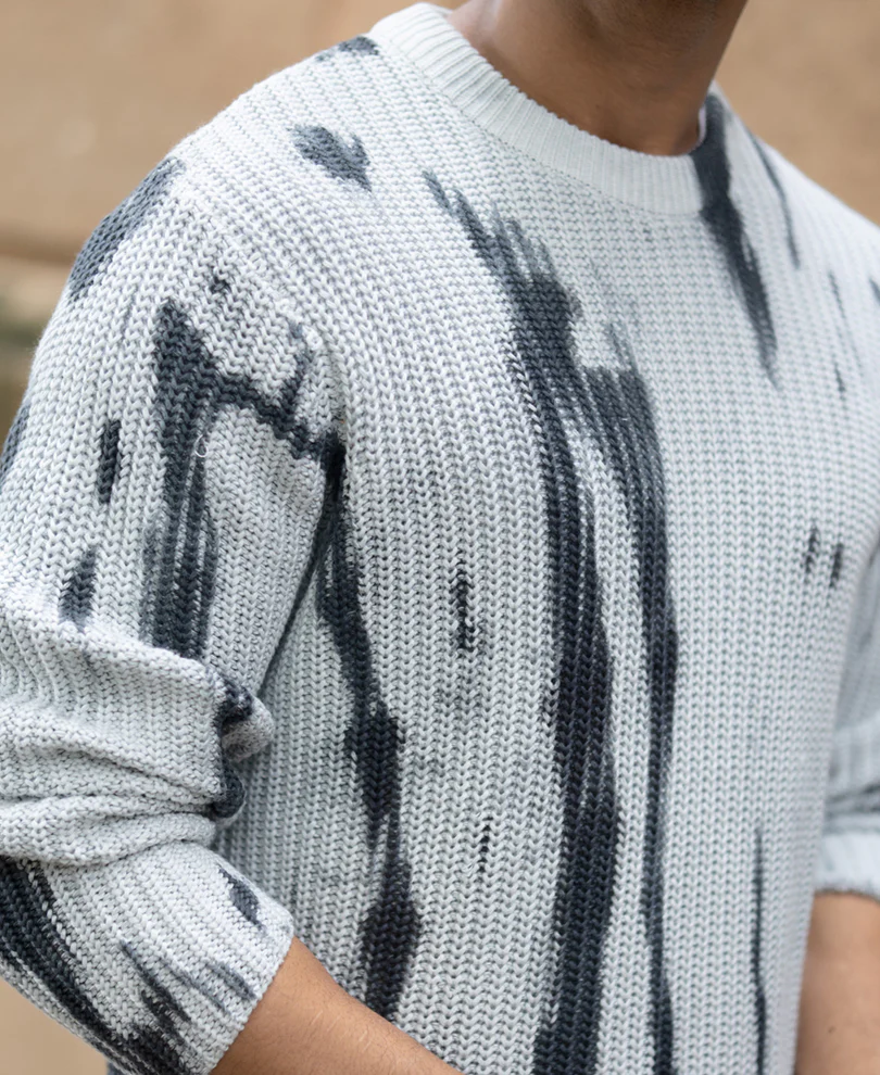 Light Grey Tie-Dye T-Shirt 100% Cotton - Image 3