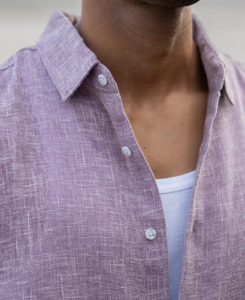 Lilac Structured Shirt - Image 5