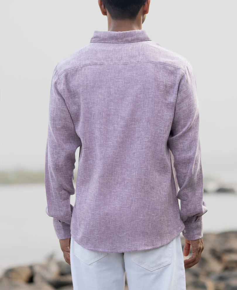 Lilac Structured Shirt - Image 6