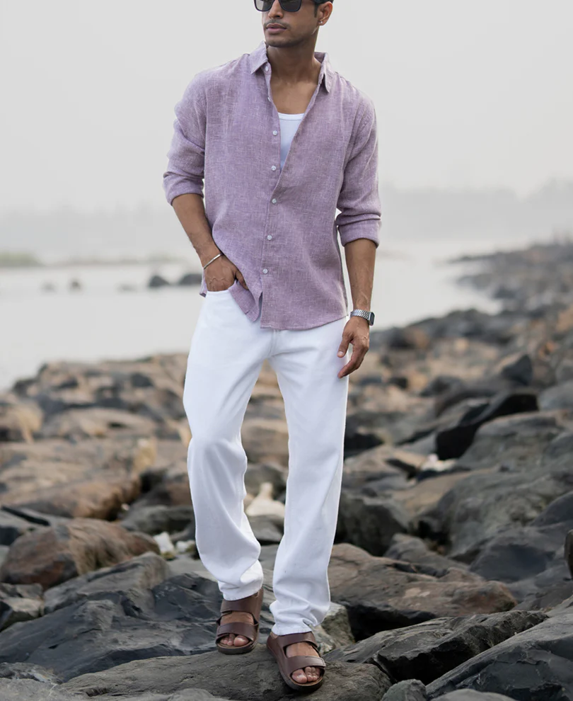 Lilac Structured Shirt - Image 7