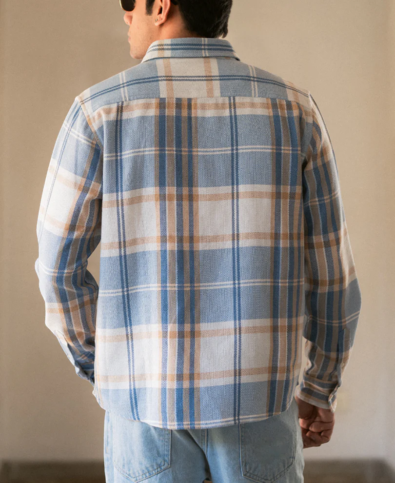 Multi Color Structured Checks Shirt - Image 4