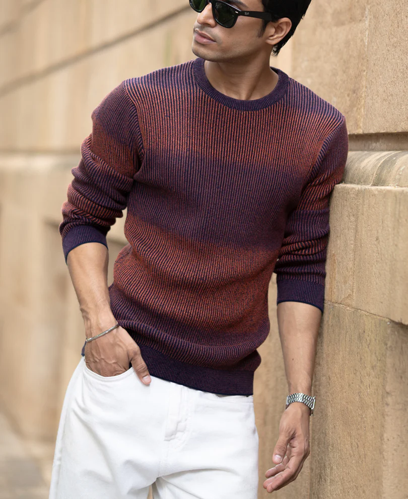Multicolour Knitted T-Shirt 100% Cotton - Image 2