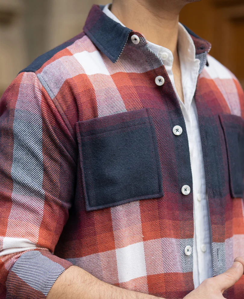 Multicolour Macro Checks Shirt - Image 5