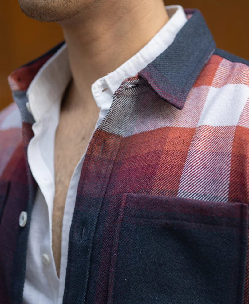 Multicolour Macro Checks Shirt - Image 6
