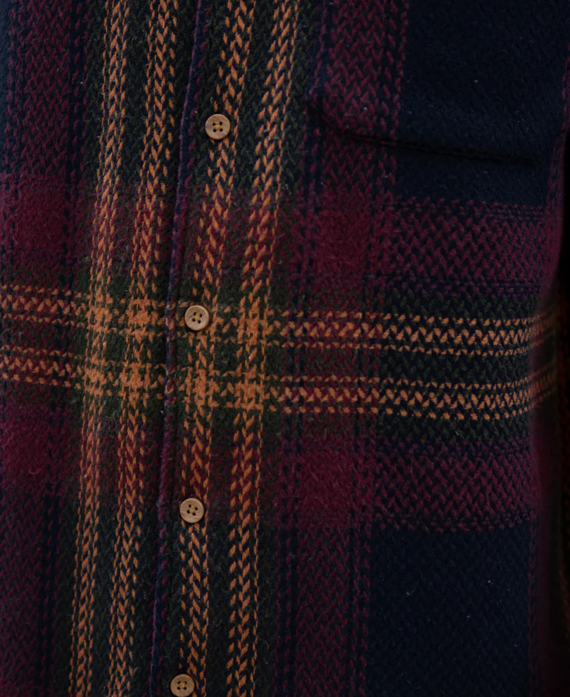 Multicolour Structured Checked Full Sleeves Shirt - Image 4