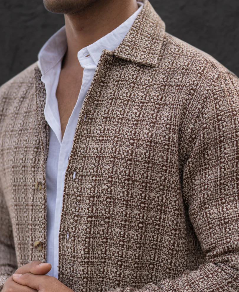 Multicolour Structured Checked Shirt - Image 6