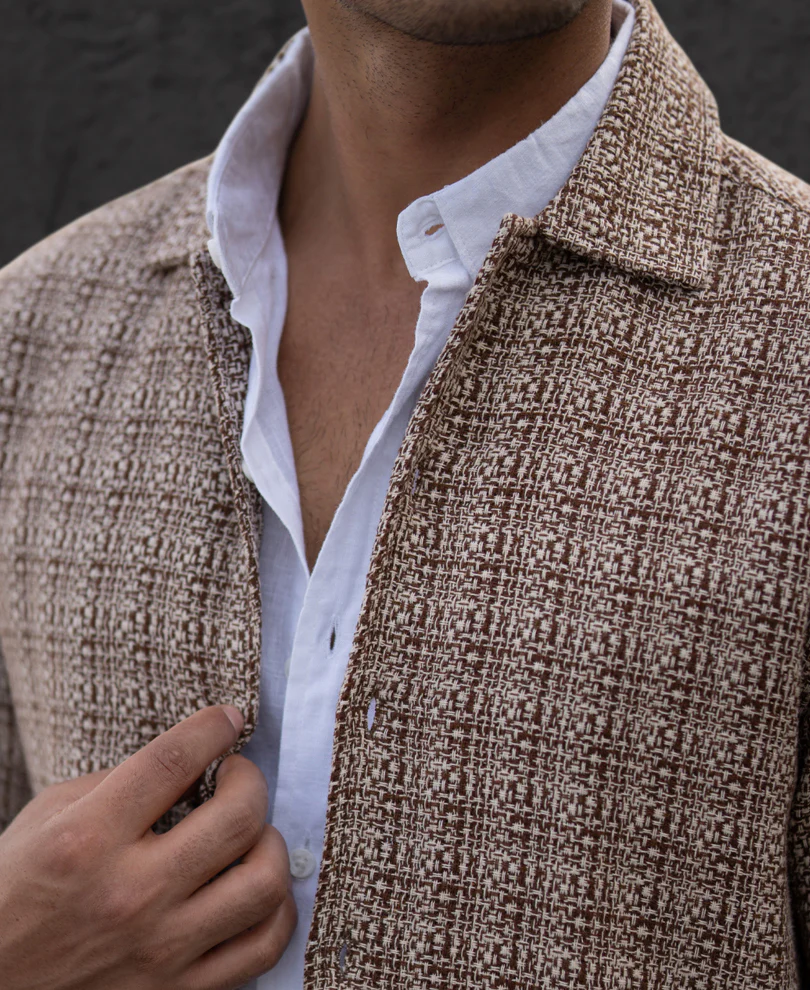 Multicolour Structured Checked Shirt - Image 7