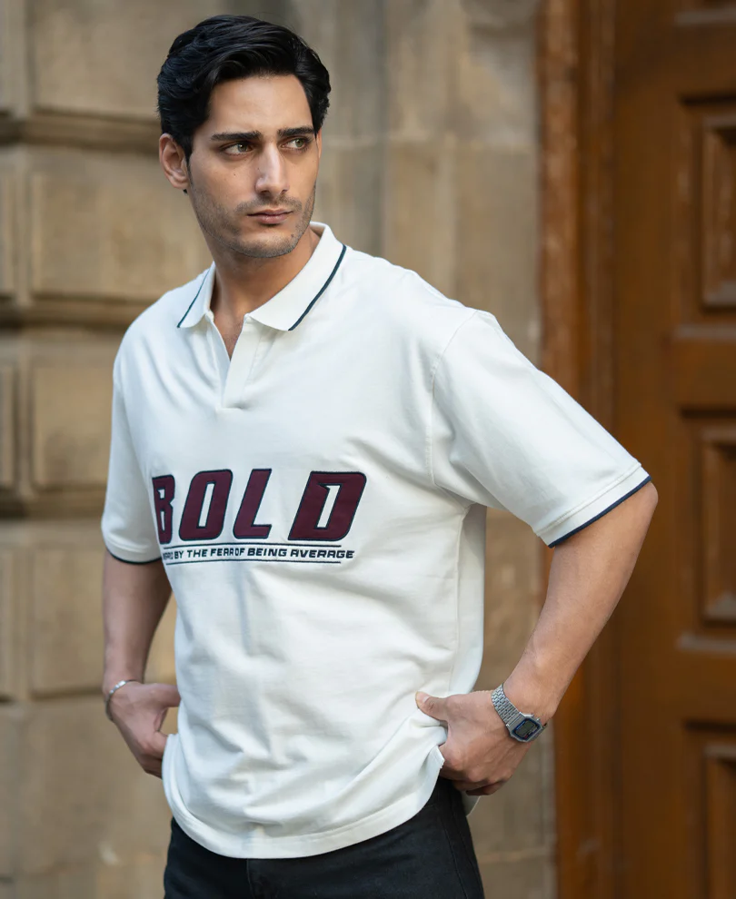 Off-White Applique T-Shirt 100% Cotton - Image 2