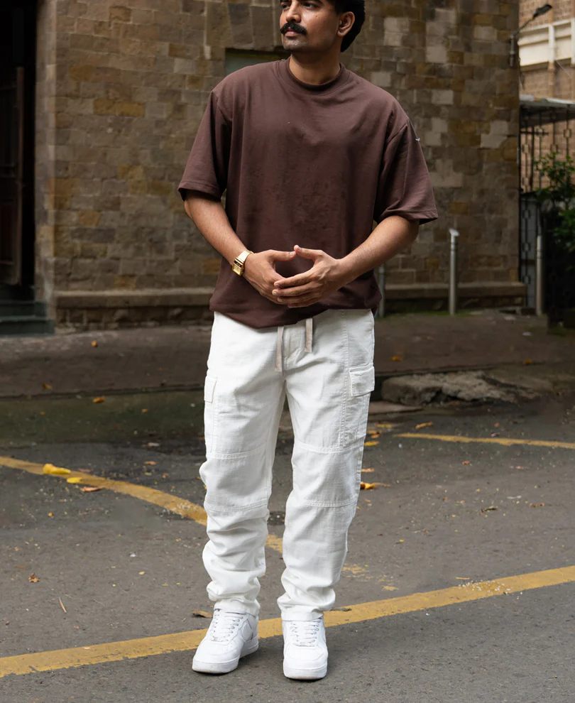 Off-White Cargo Pant 100% Cotton - Image 5