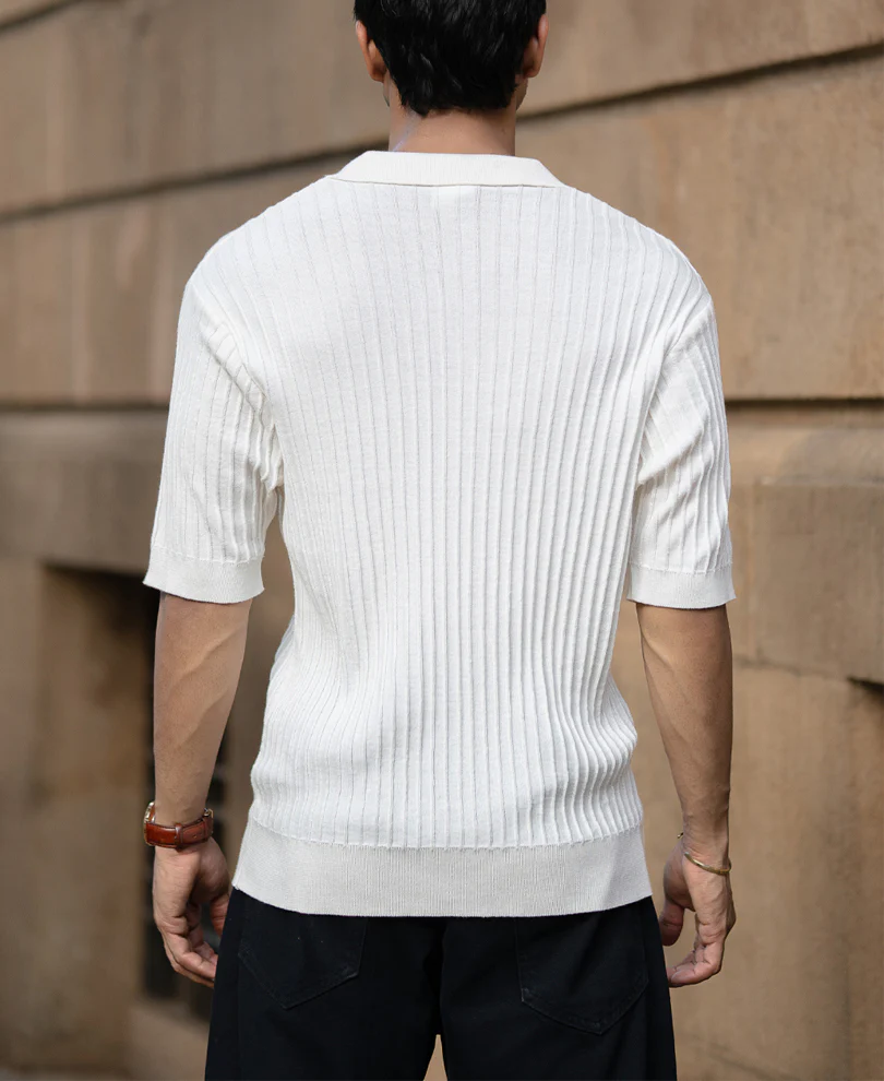 White Knit Shirt - Image 5