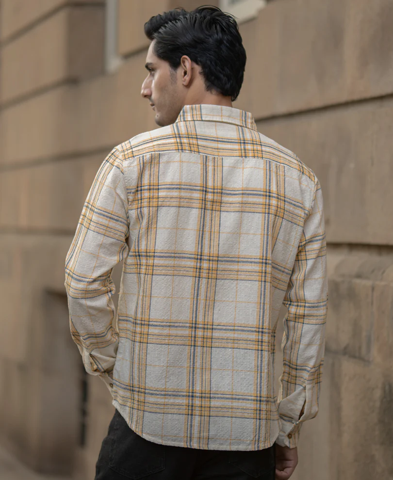 Off-White Lightweight Structure Checks Shirt - Image 5