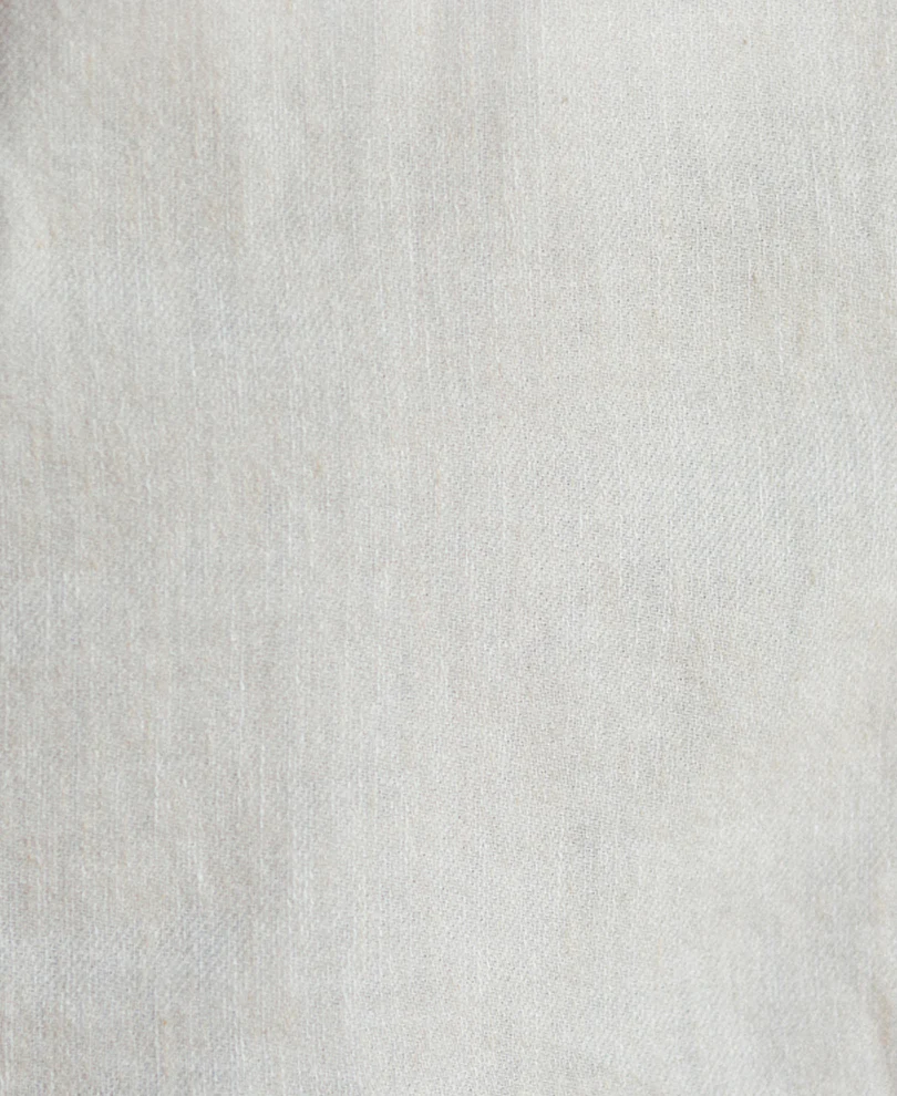 Off White Linen Blend Shirt - Image 5