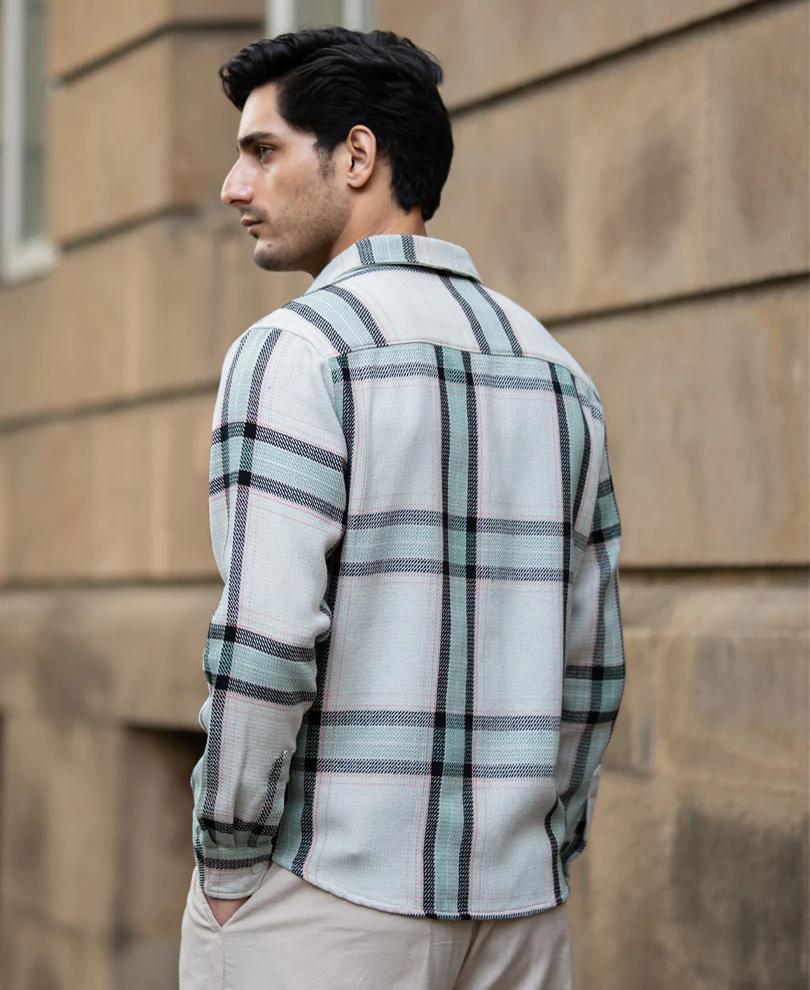 Off-White Structure Checks Shirt - Image 5