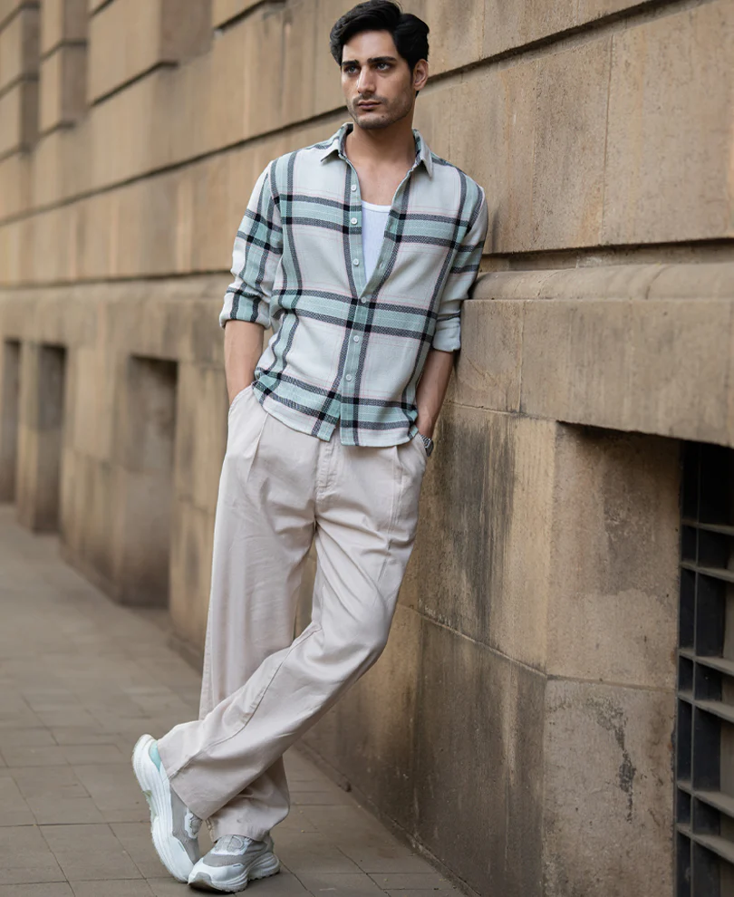 Off-White Structure Checks Shirt - Image 6