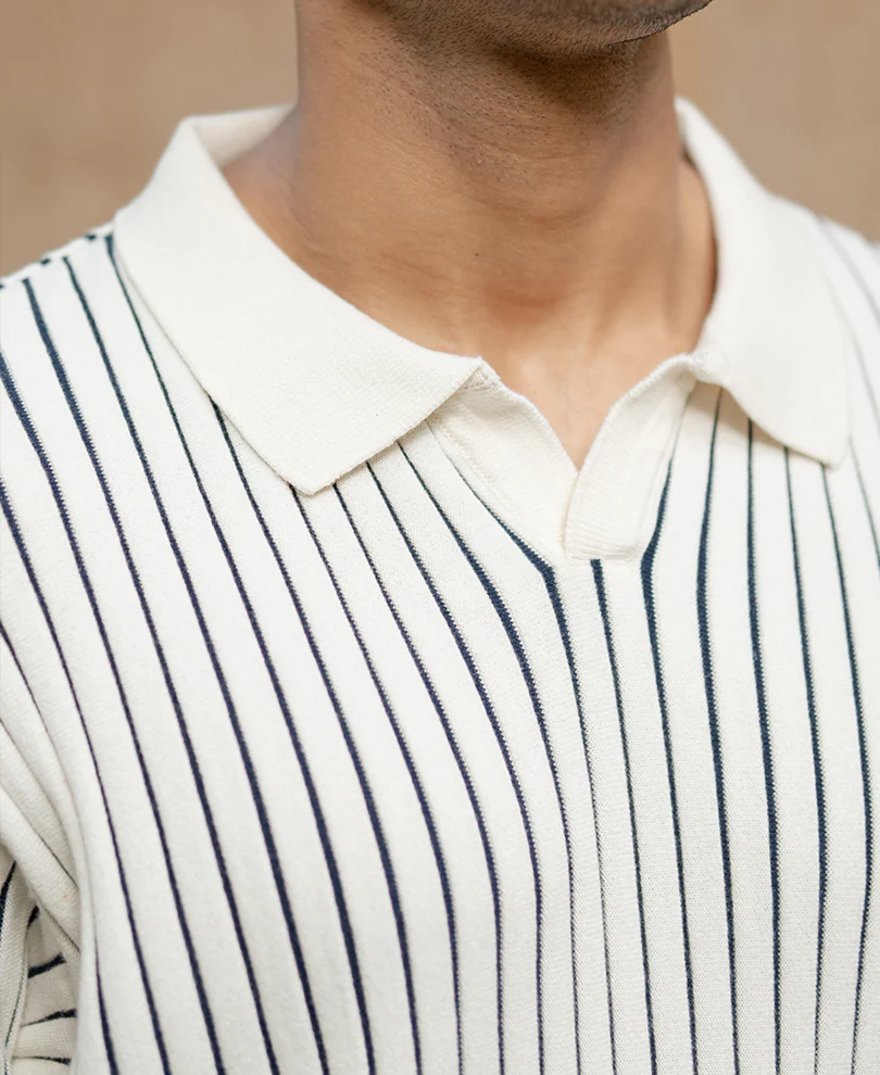 Off-White Structured Stripe T-Shirt - Image 3