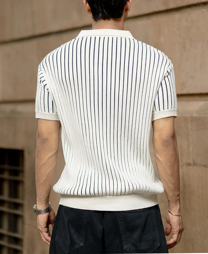 Off-White Structured Stripe T-Shirt - Image 5