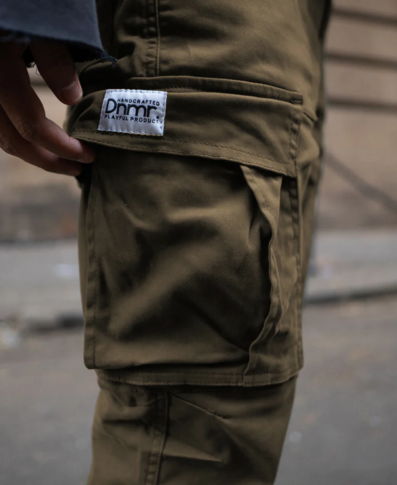 Olive Regular Fit Cotton Cargo Pant - Image 5