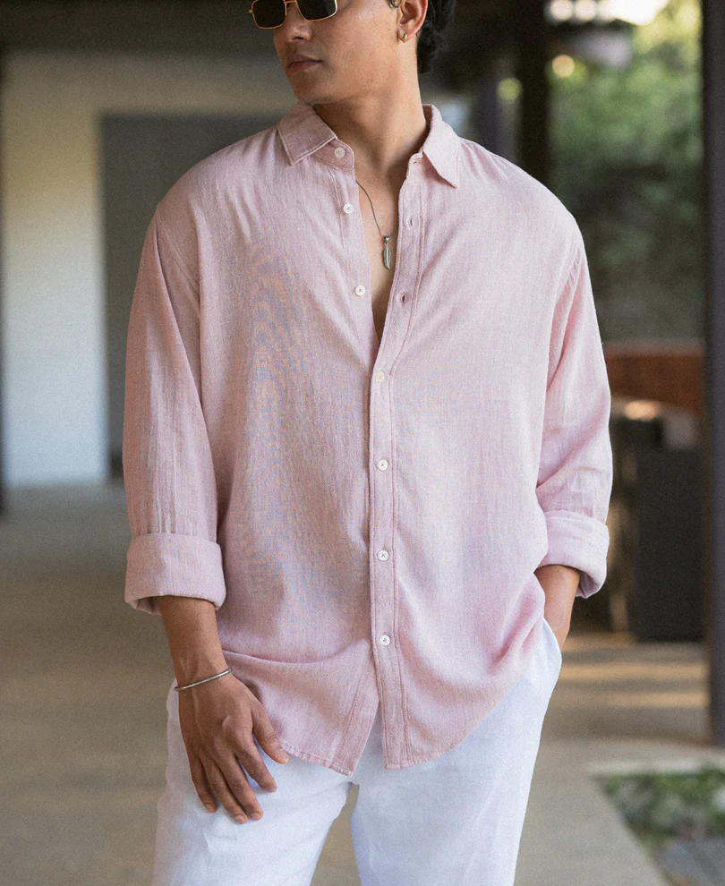 Onion Linen Blend Structured Shirt - Image 3