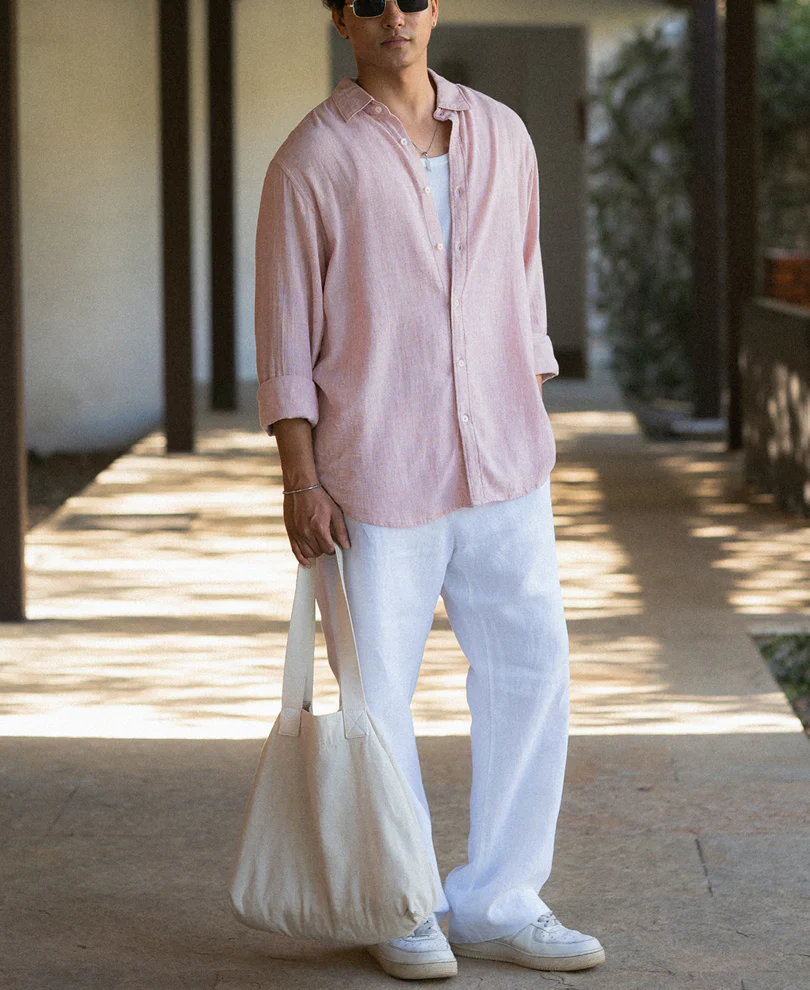 Onion Linen Blend Structured Shirt - Image 6