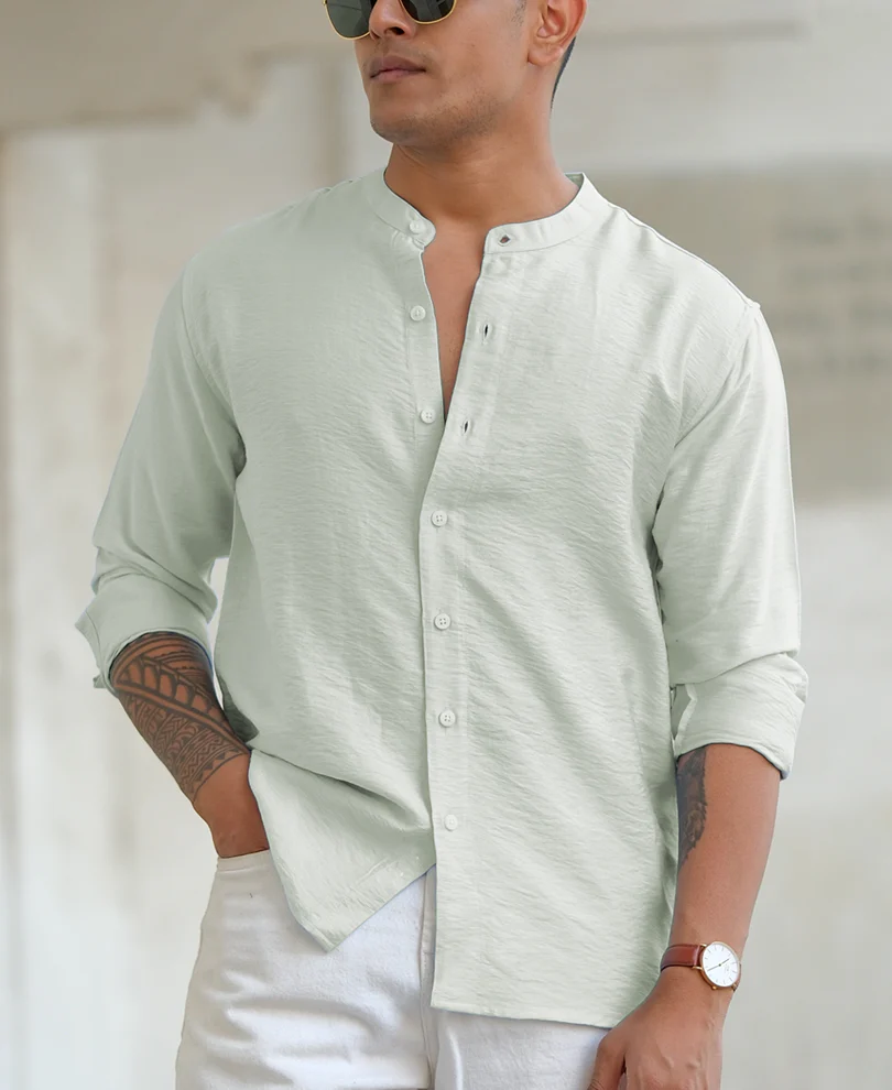 Pista Regular Fit Plain Shirt - Image 3