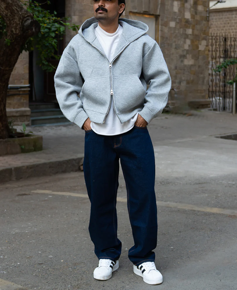 Raw Indigo Baggy Jeans 100% Cotton - Image 7