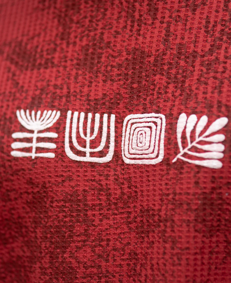 Brick Red Printed T-Shirt - Image 5