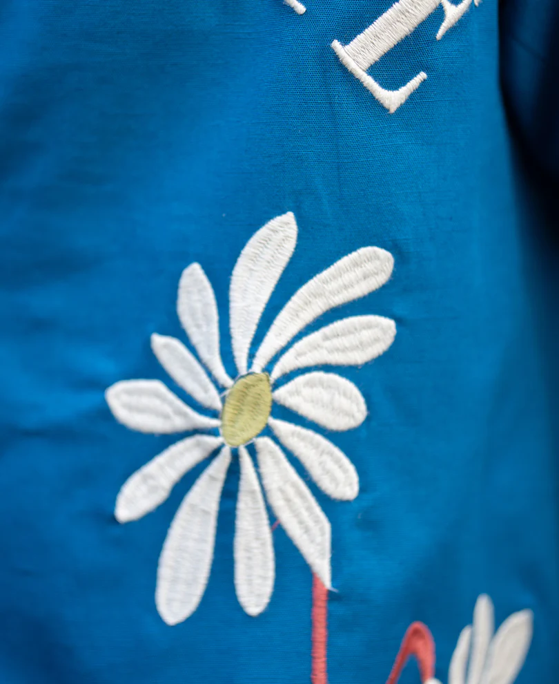 Royal Embroidered Summer Shirt 100% Cotton - Image 4