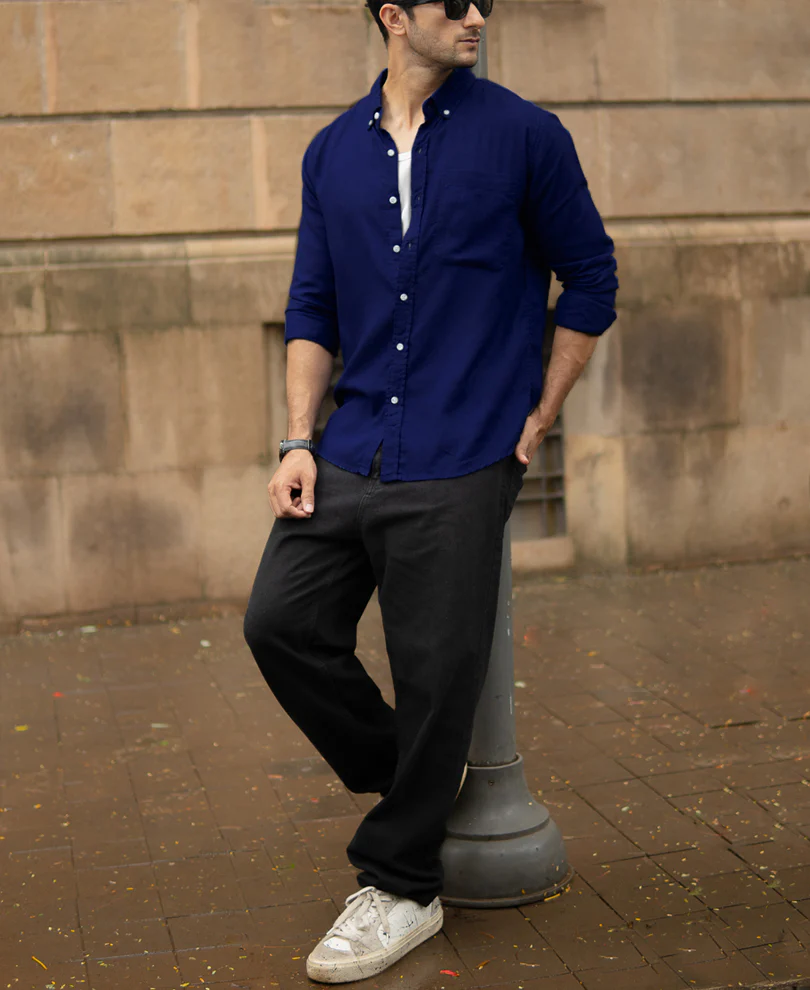 Royal Linen Blend Shirt - Image 6