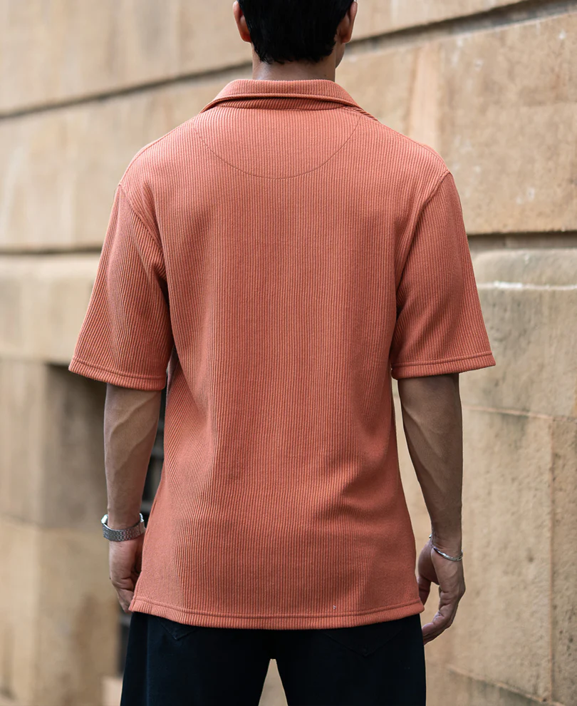 Russet Shirt With Pockets - Image 5