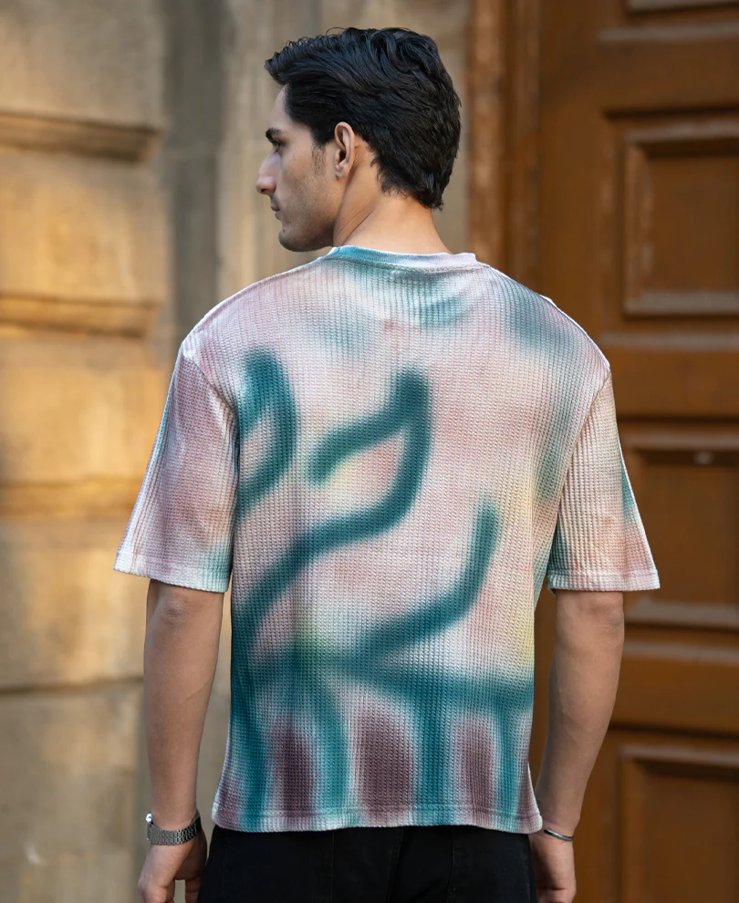 Spray Print Graffiti T-Shirt - Image 6