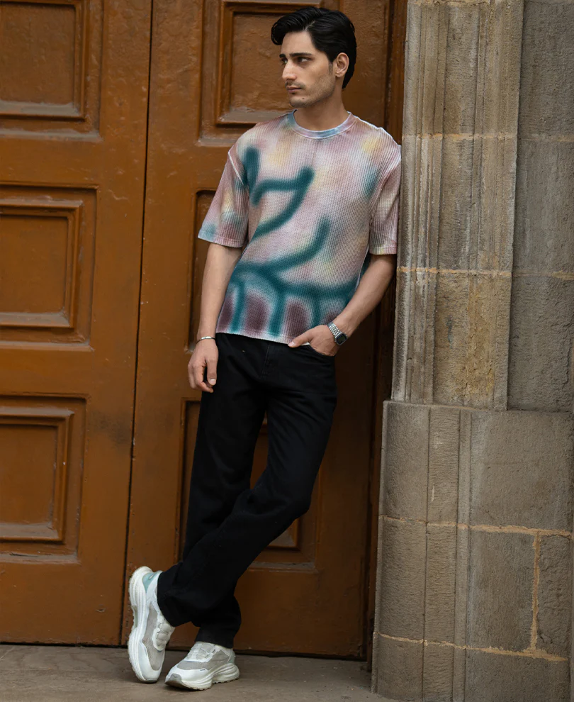 Spray Print Graffiti T-Shirt - Image 7