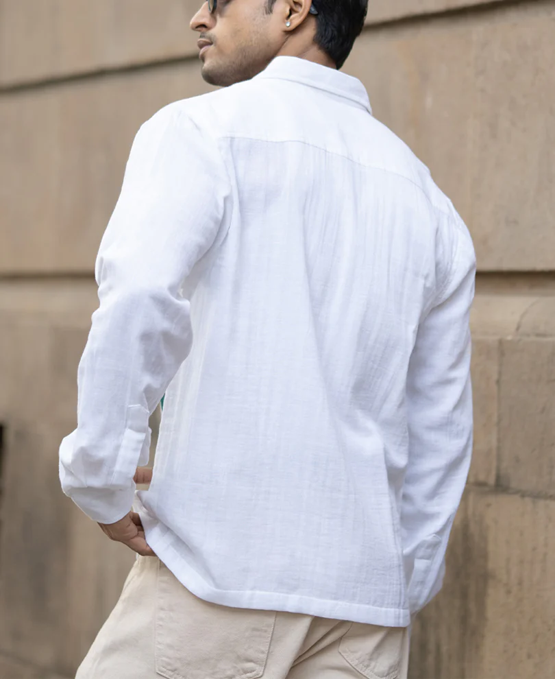 Tulip Print Lightweight Shirt 100% Cotton - Image 6