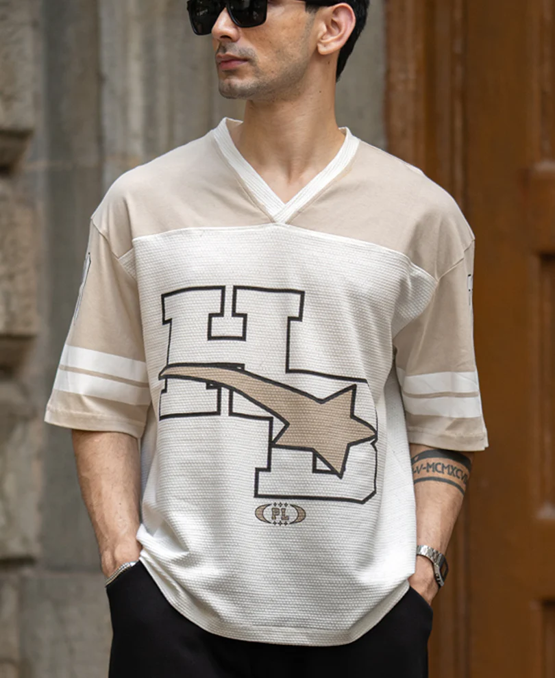 White Printed Oversize T-Shirt - Image 2